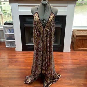 No brand halter dress fits like an XL